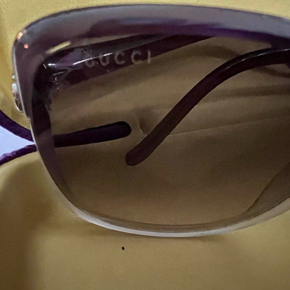 Purple Gucci Sunglasses - Picture 6 of 9